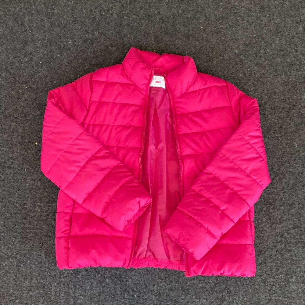 Pink winter coat